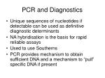 PCR and Diagnostics - slide 1