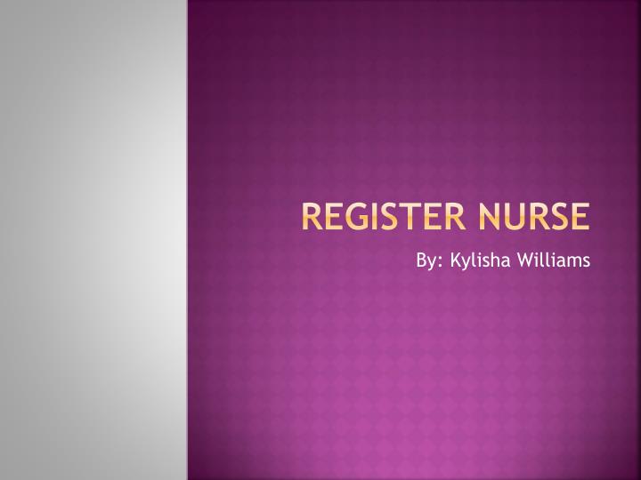 register nurse
