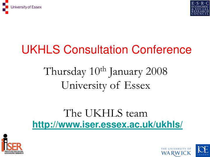 ukhls consultation conference