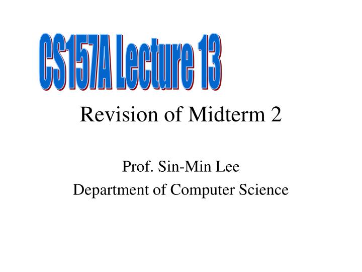 revision of midterm 2