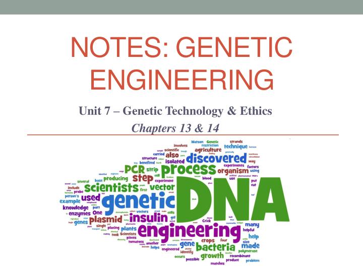 notes genetic engineering