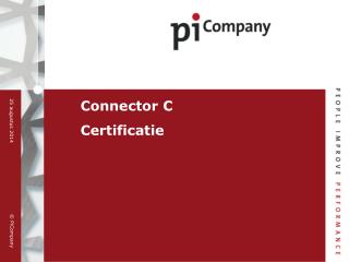 connector c certificatie