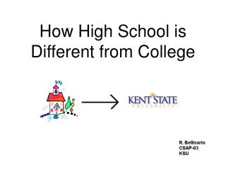 How High School is Different from College