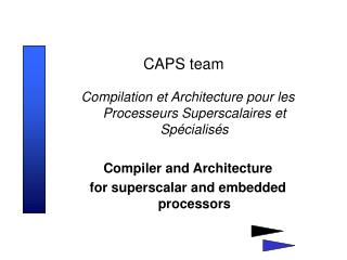 caps team