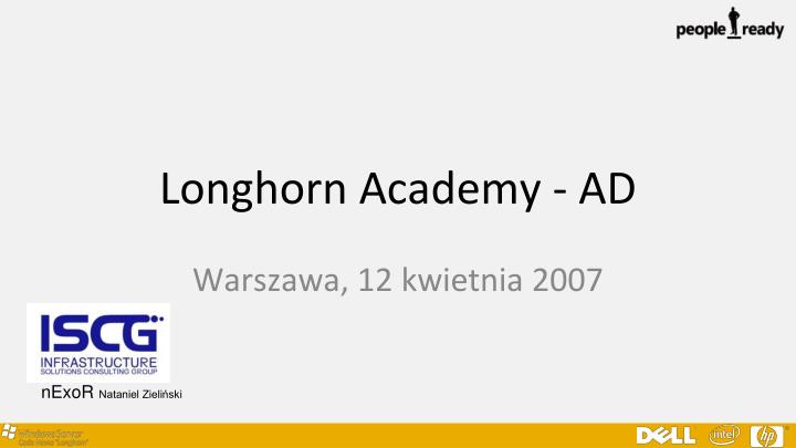 longhorn academy ad