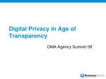 Digital Privacy in Age of Transparency