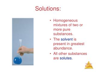Solutions: