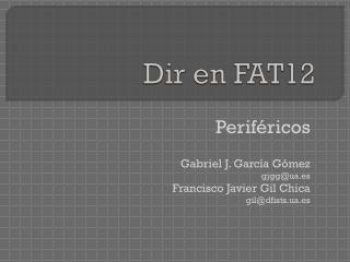 dir en fat12