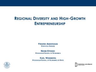 Regional Diversity and High-Growth Entrepreneurship