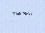 Hink Pinks - slide 1