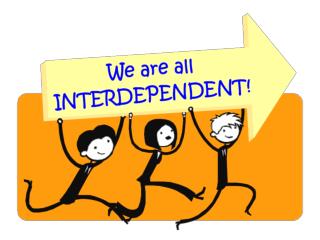 I can be interdependent!