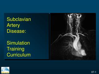 Subclavian Artery Disease: Simulation Training Curriculum