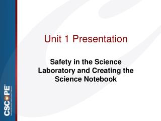 Unit 1 Presentation