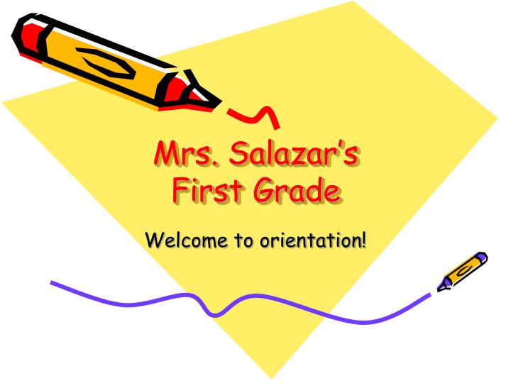 mrs salazar s first grade