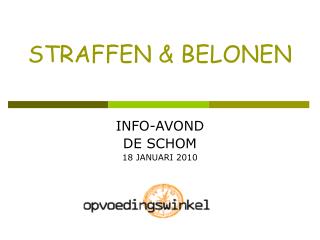 straffen belonen