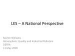 LES – A National Perspective