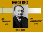 Joseph Roth - slide 1