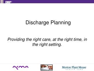 Discharge Planning
