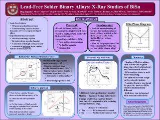 Lead-Free Solder Binary Alloys: X-Ray Studies of BiSn