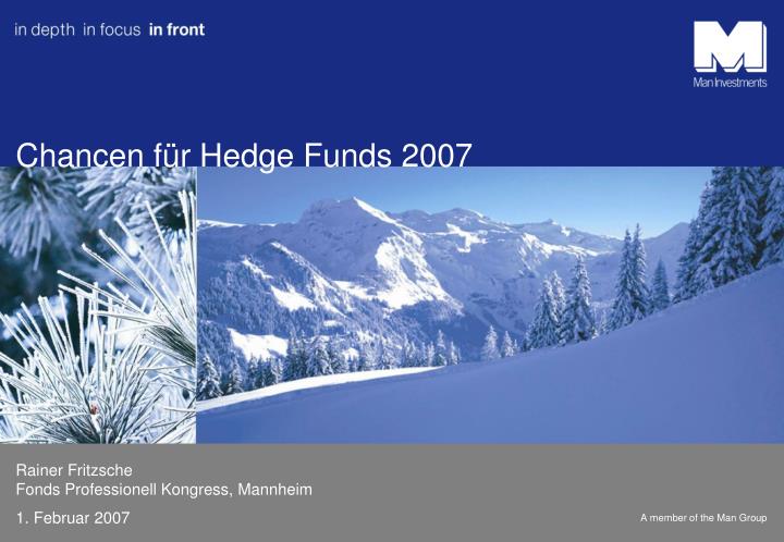 chancen f r hedge funds 2007
