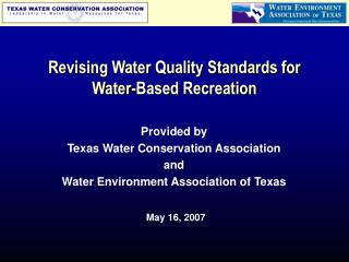 Revising Water Quality Standards for Water-Based Recreation