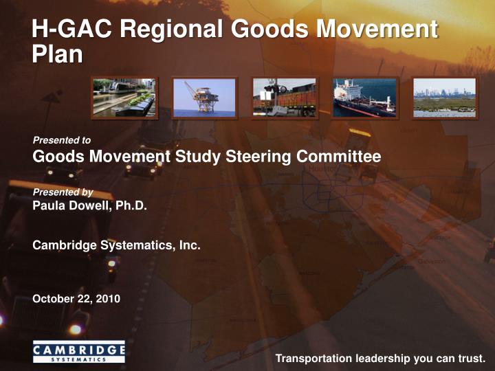 h gac regional goods movement plan