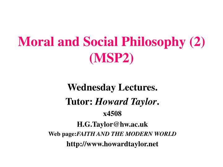 moral and social philosophy 2 msp2