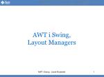 AWT i Swing, Layout Managers - slide 1