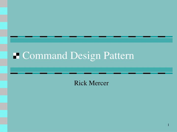 command design pattern