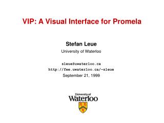 VIP: A Visual Interface for Promela