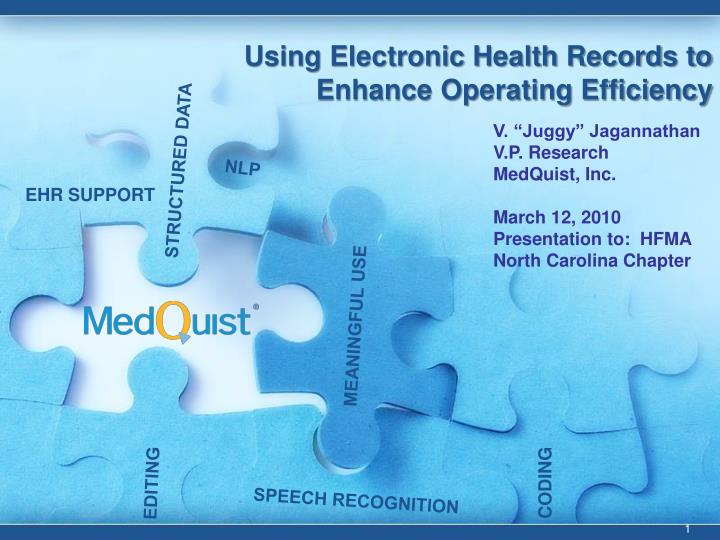 using electronic health records to enhance operating efficiency