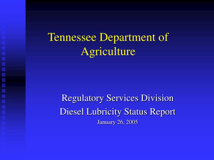 tennessee department of agriculture