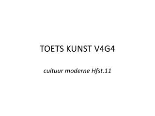 toets kunst v4g4