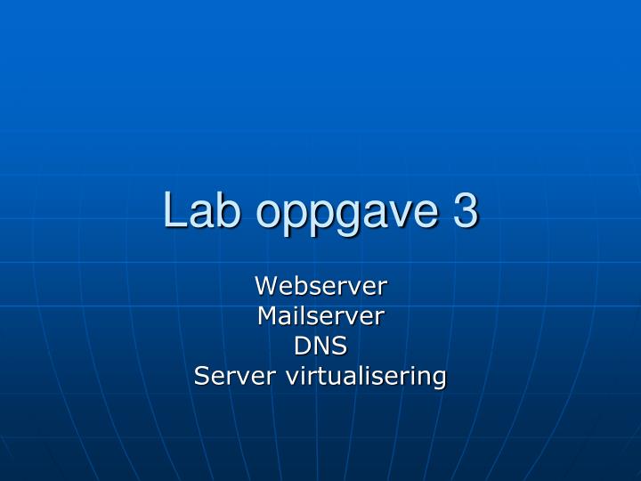 lab oppgave 3