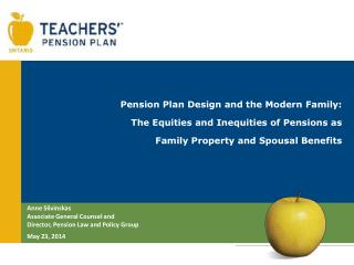 Pension Plan Design and the Modern Family: The Equities and Inequities of Pensions as
