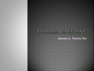 Federal Spending