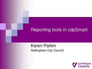 Reporting tools in cdpSmart