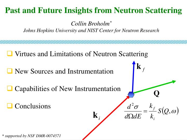 past and future insights from neutron scattering