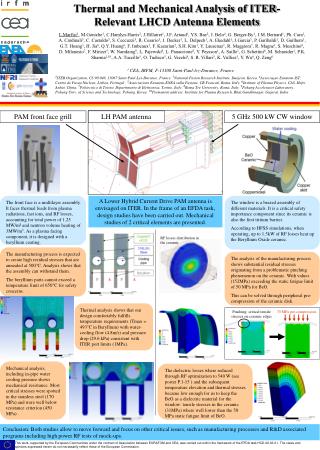 Thermal and Mechanical Analysis of ITER-Relevant LHCD Antenna Elements