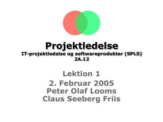 projektledelse it projektledelse og softwareprodukter spls 2a 12