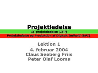 projektledelse it projektledelse itp projektledelse og produktion af digitalt indhold dpi
