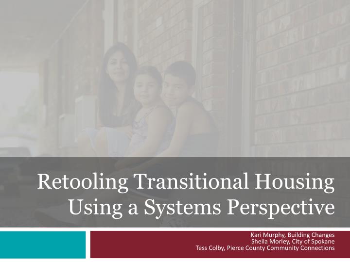 retooling transitional housing using a systems perspective