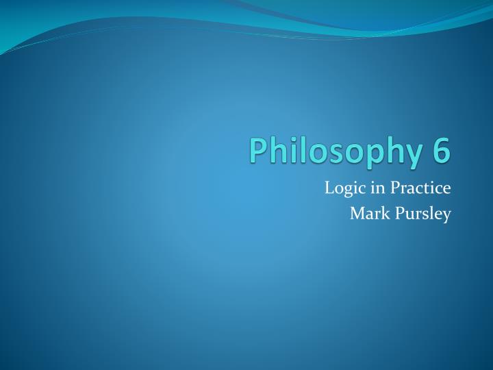philosophy 6