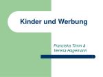 Kinder und Werbung - slide 1