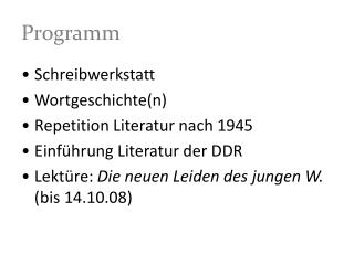 programm