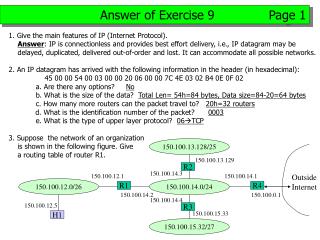 Answer of Exercise 9 Page 1