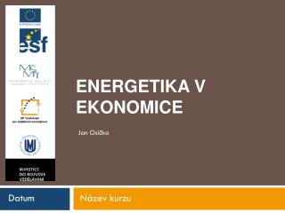energetika v ekonomice