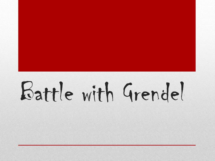 battle with grendel