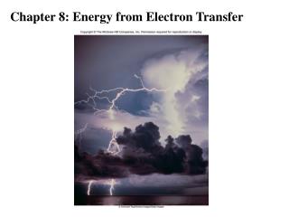 Chapter 8: Energy from Electron Transfer