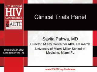 Clinical Trials Panel